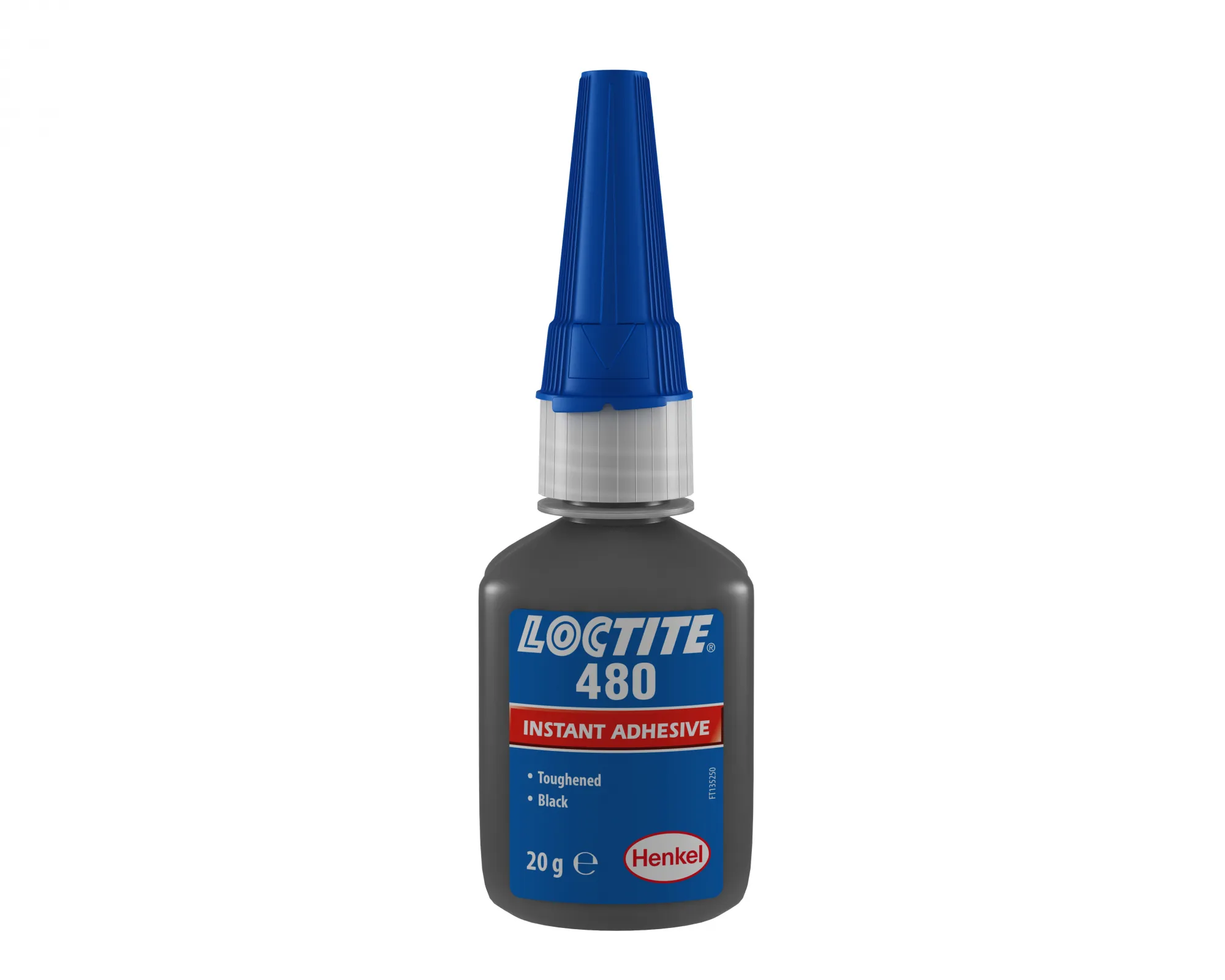 Клей упрочнённый, термо/вибростойкий, черный Loctite 480